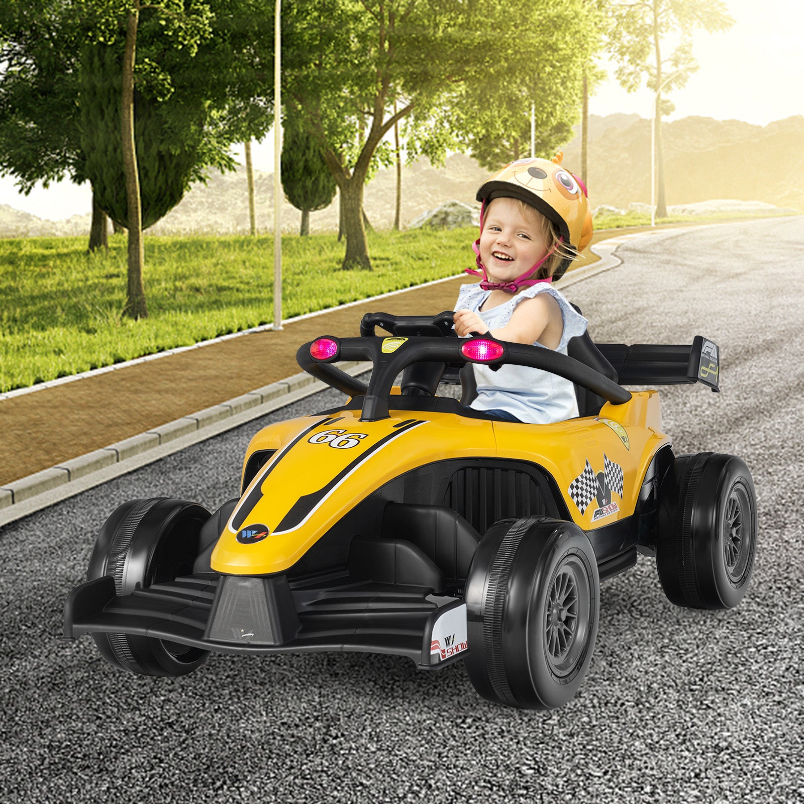 12V Kids Ride on Electric Formula Racing Car with Remote Control