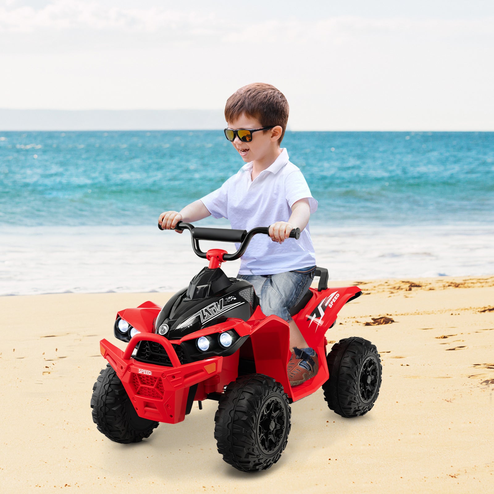 12V Kids Ride On ATV with High/Low Speed and Comfortable Seat