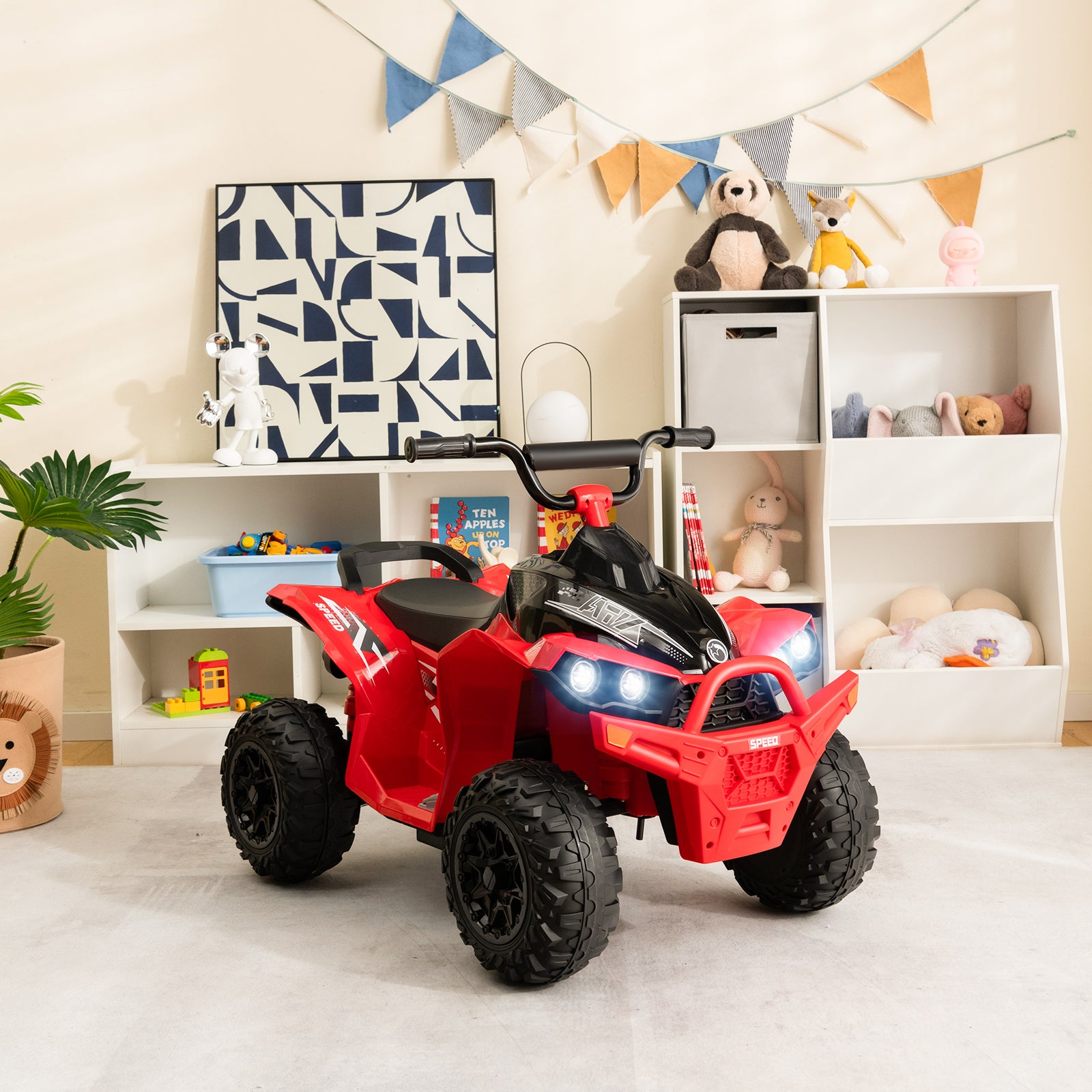 12V Kids Ride On ATV with High/Low Speed and Comfortable Seat