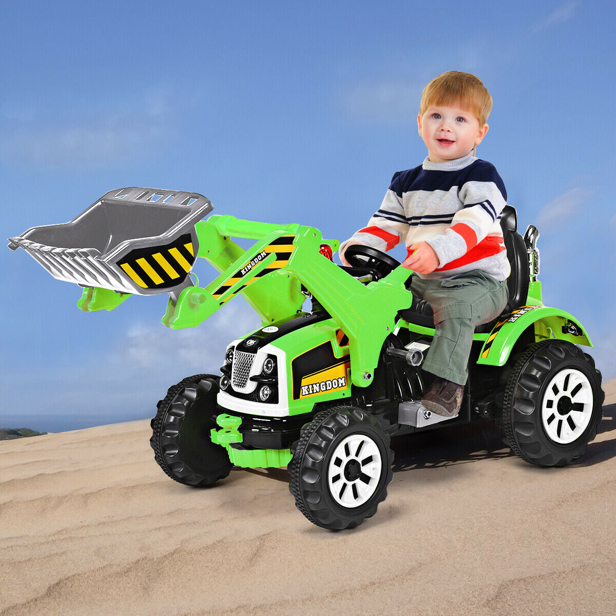 12V Battery Powered Kids Ride-on Dumper Truck