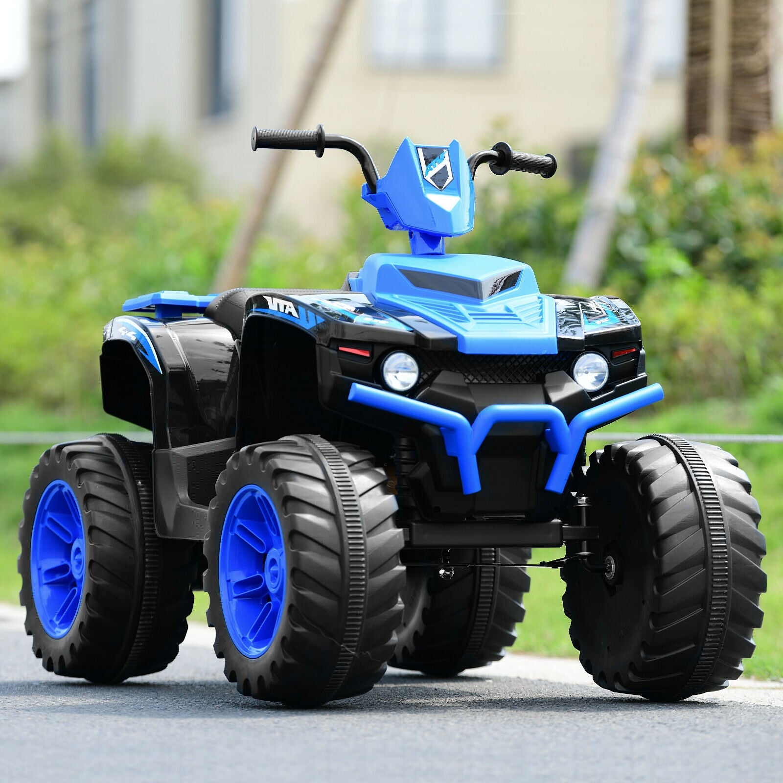 12V Kids Ride on ATV with LED Lights and Treaded Tires and LED lights