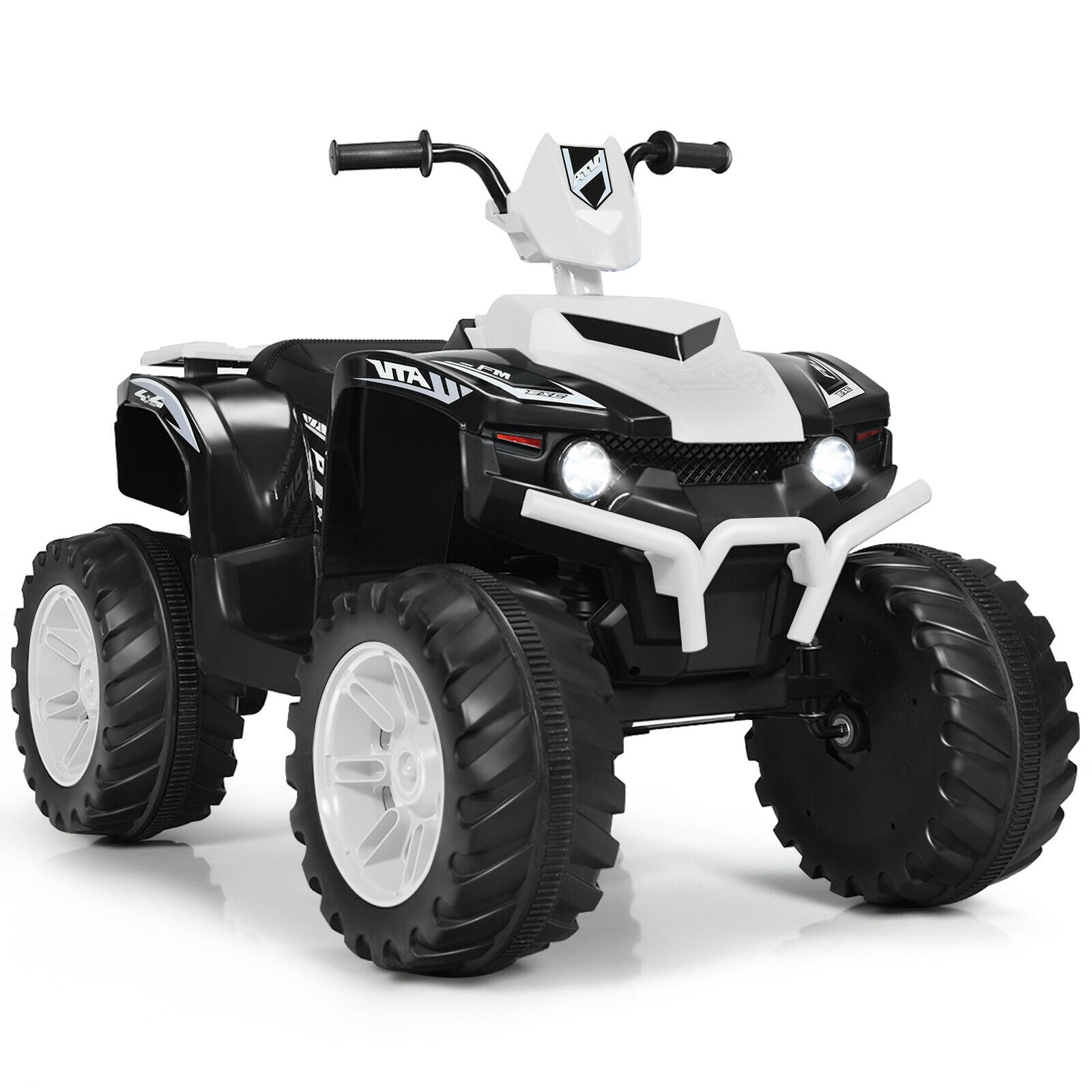 12V Kids Ride on ATV with LED Lights and Treaded Tires and LED lights