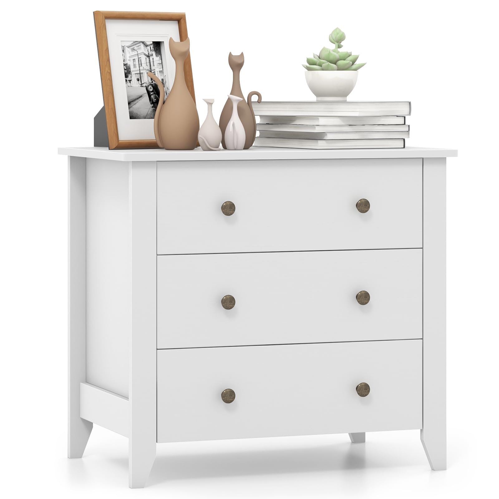 3 Drawer Dresser Chest of Drawers Bedside Table