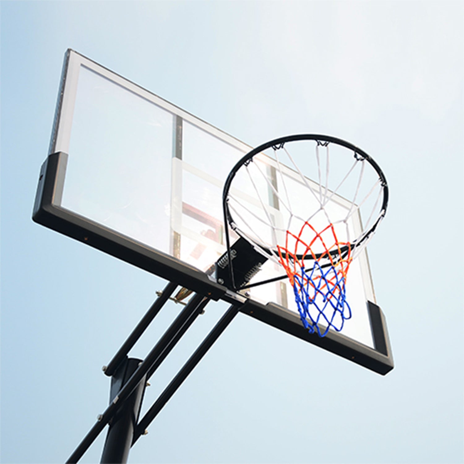 SUGIFT 7.5ft - 10ft Height Adjustable Portable Basketball Hoop
