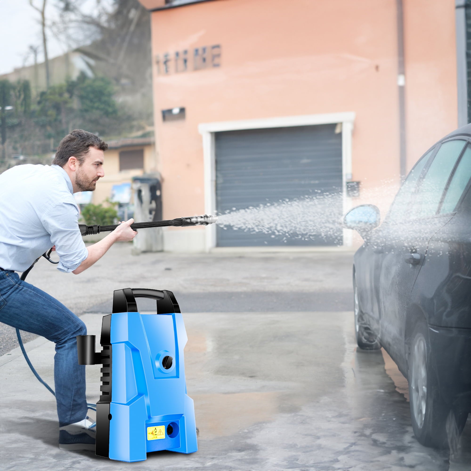 SUGIFT 2000-PSI 2.3-GPM Electric Pressure Washer 1800W High Pressure Washer Cleaner Machine - 2000 PSI