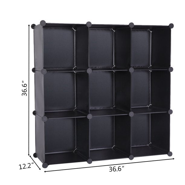 SUGIFT  Cube Storage Organizer Plastic Cube Storage Shelves, Without Door