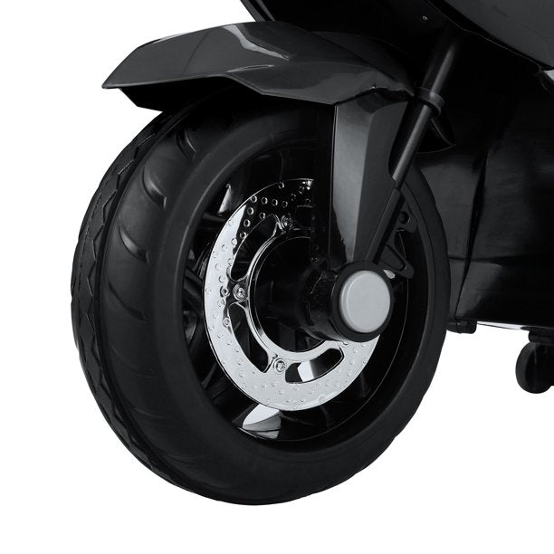 SUGIFT  12V Electric Battery Powered Kids Ride On Motorcycle - black