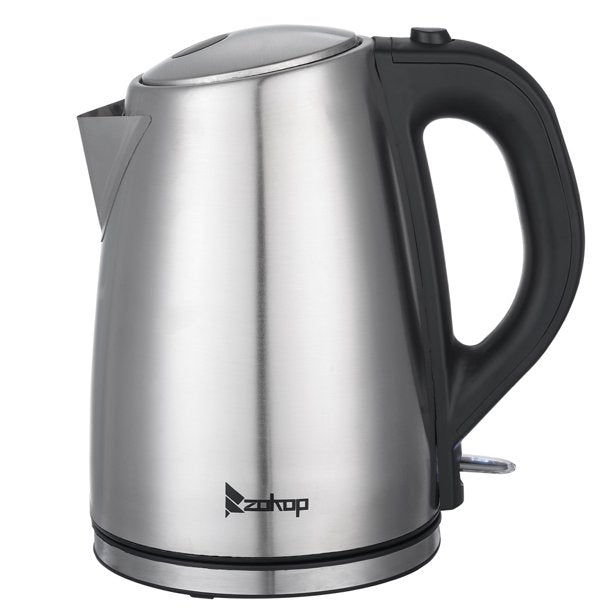 SUGIFT 1.8L Stainless Steel Electric Kettle, Sliver