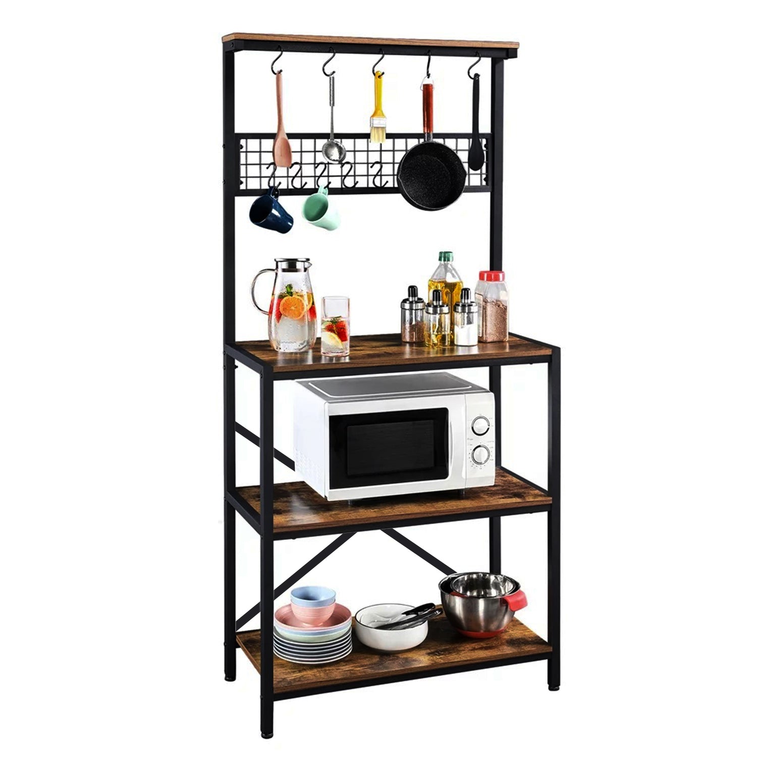 31.5'' Standard Baker's Rack with Microwave Compatibility
