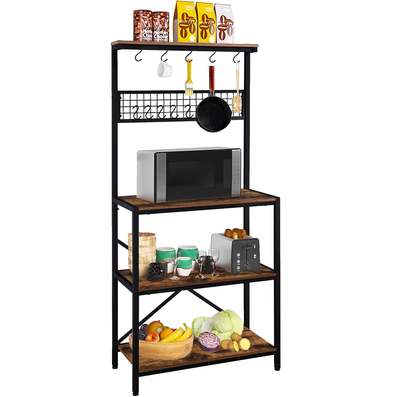 31.5'' Standard Baker's Rack with Microwave Compatibility