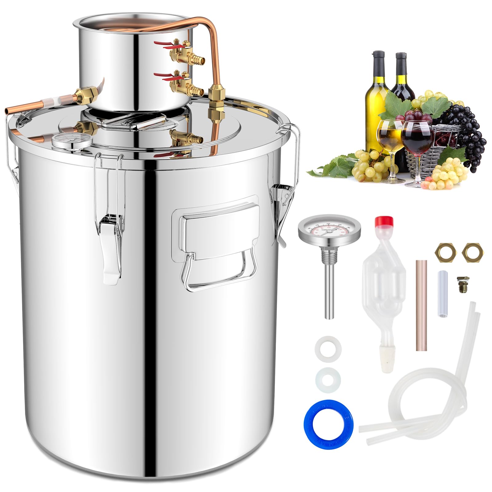 10 Gal 40 L Water Juicer Maker with 2 Stainless Steel Pots