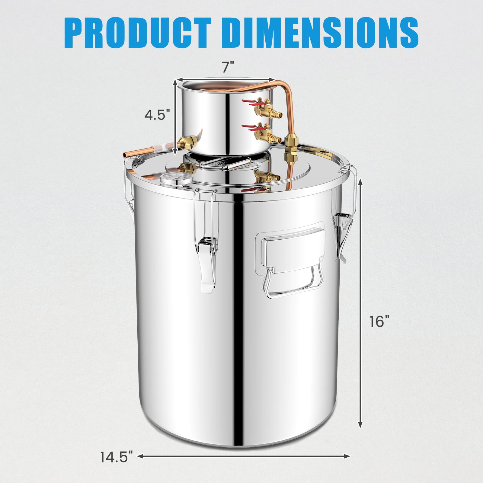 10 Gal 40 L Water Juicer Maker with 2 Stainless Steel Pots