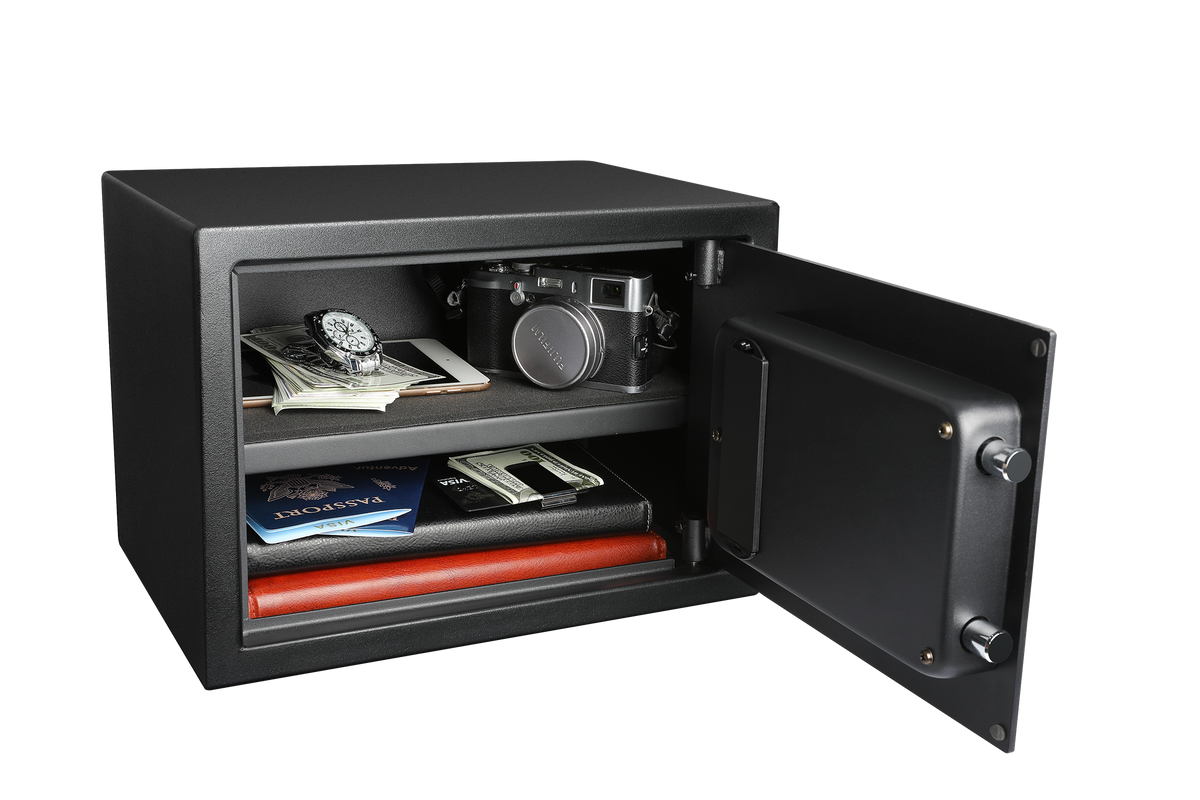 Safe Easy Medium Personal Safe with Easy to Program Electronic Lock For Secure S ...