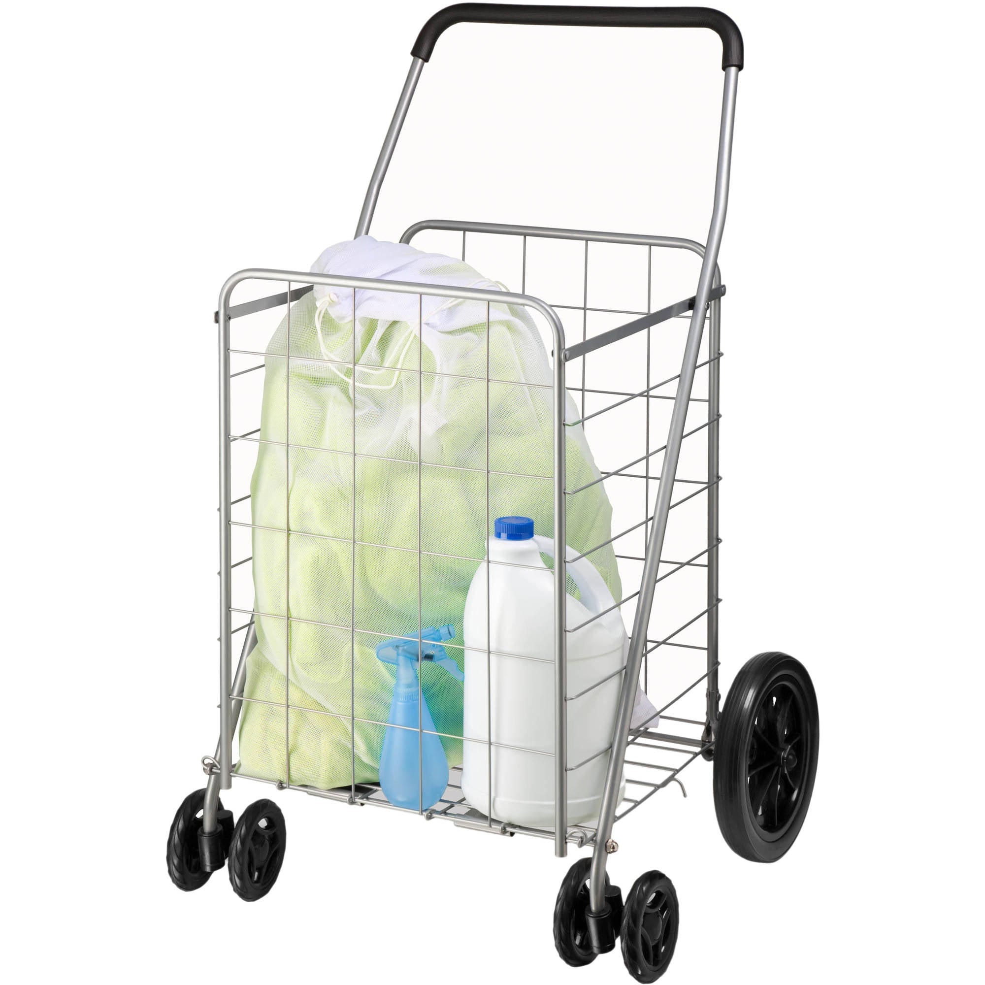 Steel Folding Dual-Wheel Utility Rolling Cart