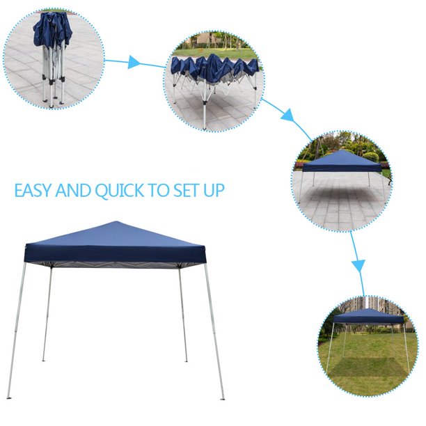 SUGIFT  8 x 8 Pop Up Canopy Tent Instant Waterproof Folding Tent with Carry Bag