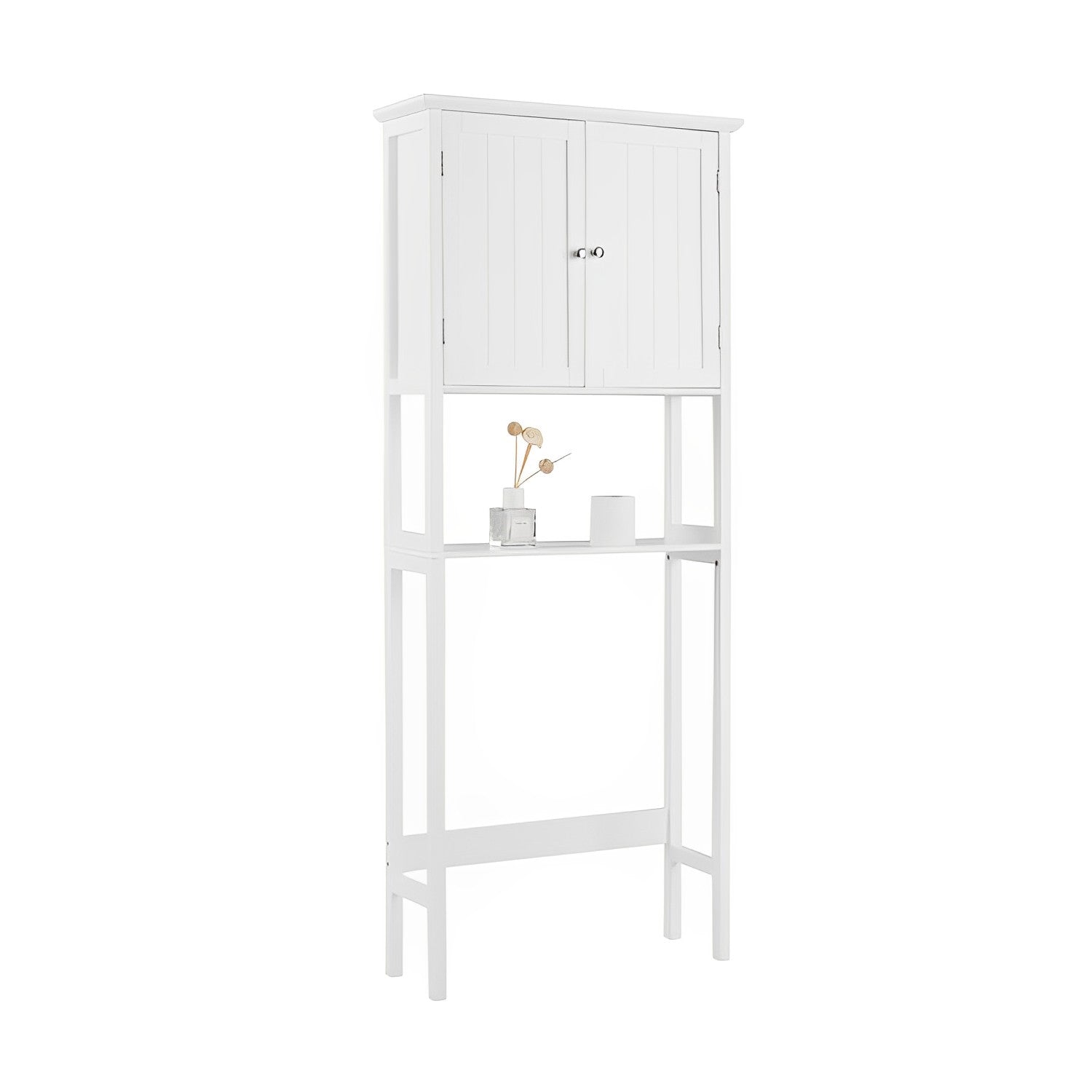 Over The Toilet Bathroom Storage Space Saver with Shelf