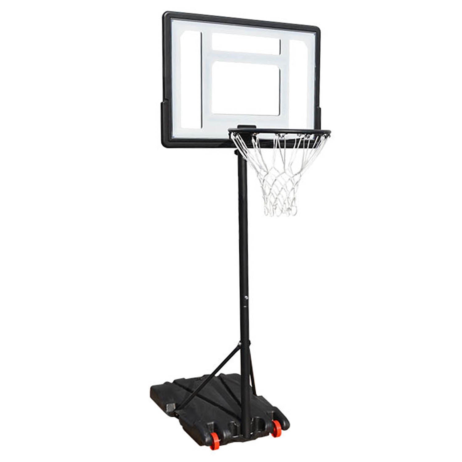 Height-Adjustable Portable Basketball Hoop System