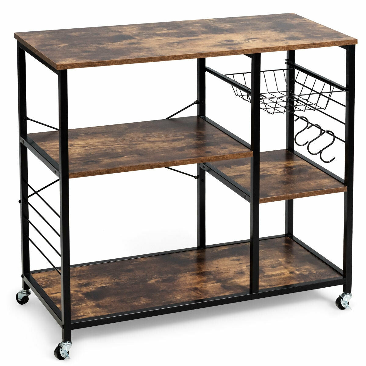 Rolling Industrial Kitchen Baker¡¯s Storage Shelf