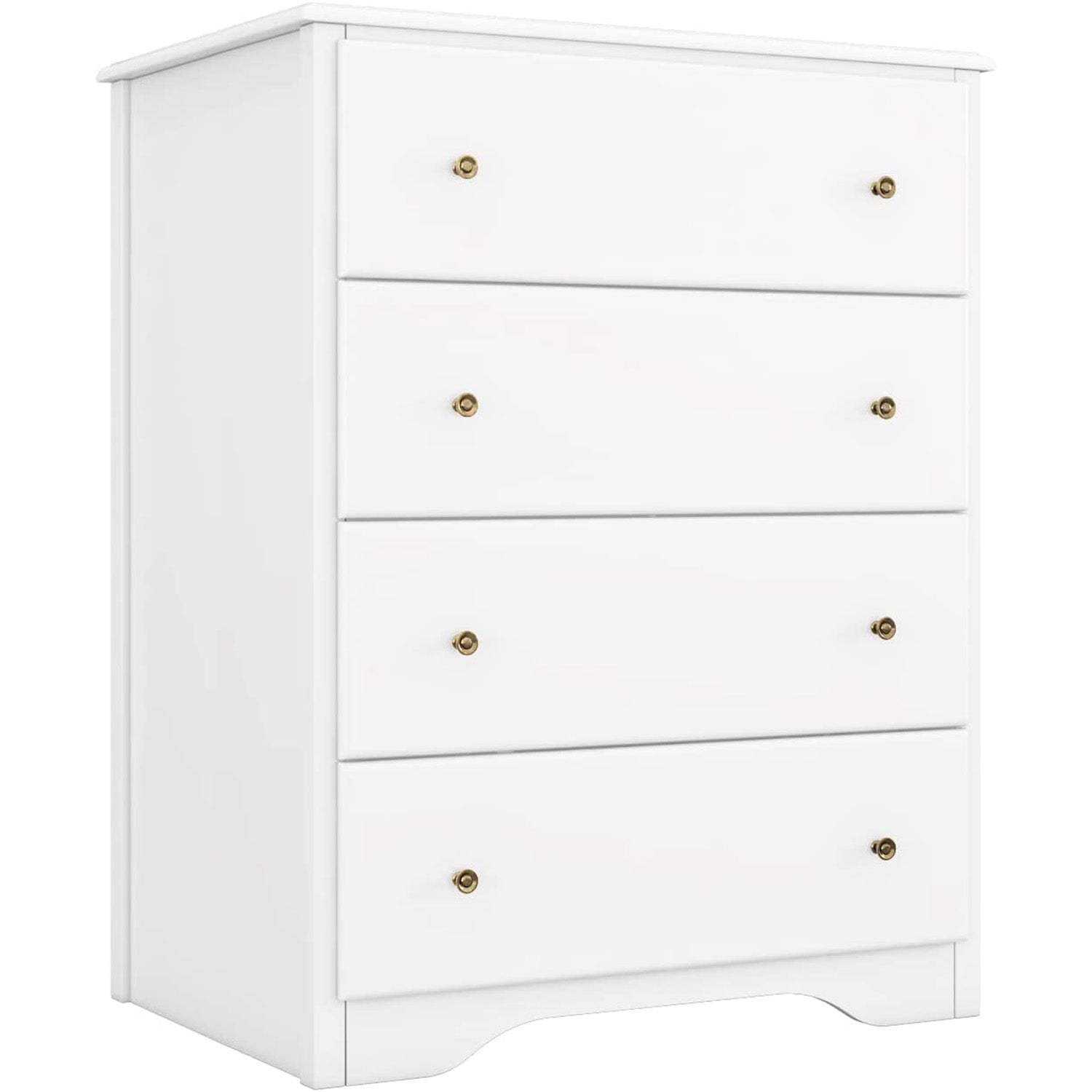 Space-saving 4-Drawer Dresser