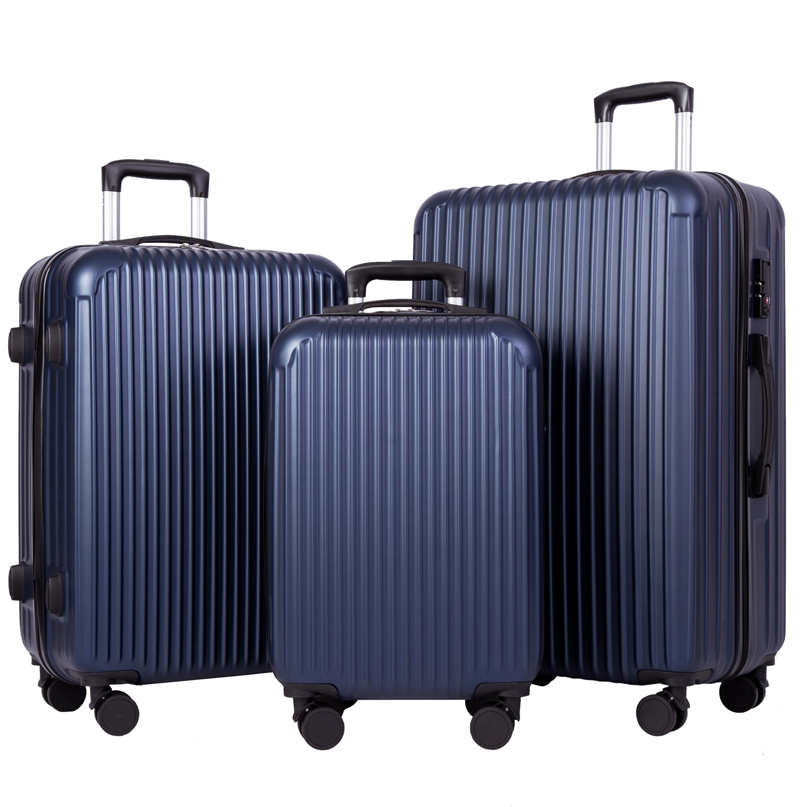 3 Piece Sets Luggage Sets with TSA Lock and Spinner Wheels