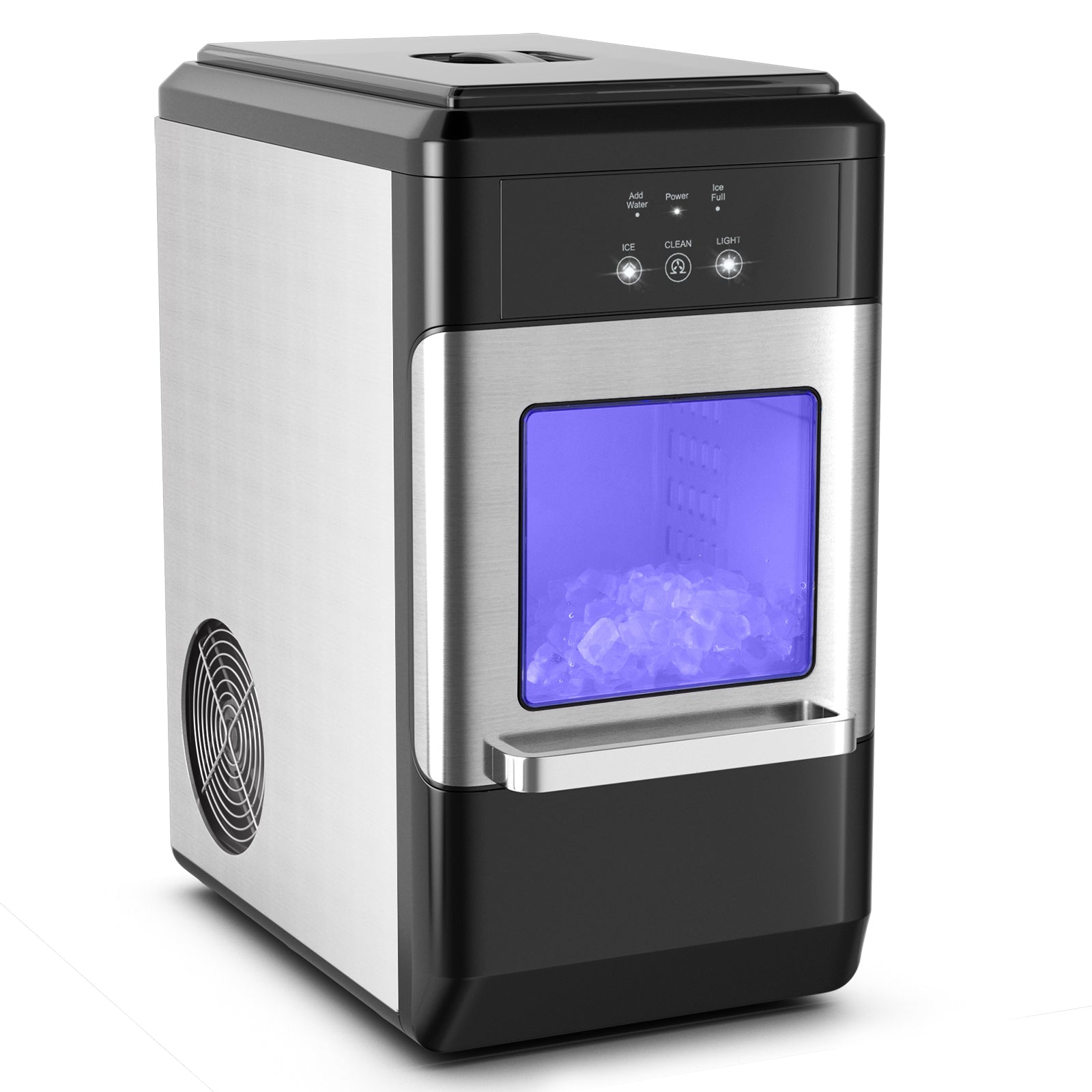 Ice Maker Countertop 44lbs Per Day with Ice Shovel and Self-Cleaning