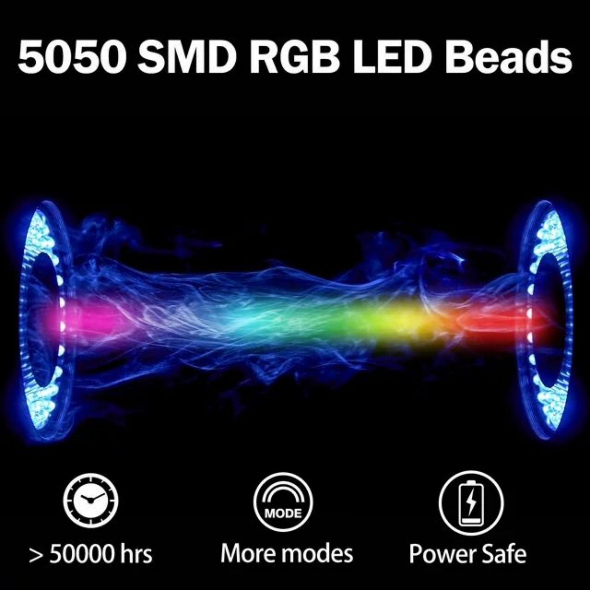 SUGIFT Led Light Strip,16.4ft 5050 LED Strip Lights with 44Keys Remote Bright and Multicolor RGB LED Lights