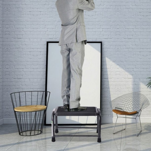 SUGIFT  Step Stool Chair 330 lbs Non-Slip Heavy Duty Step Stool