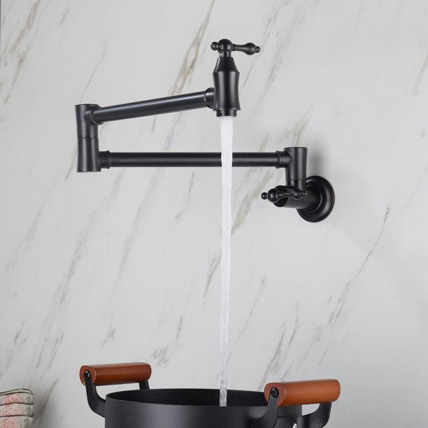 Wall Mount Folding faucet, Pot Filler Faucet