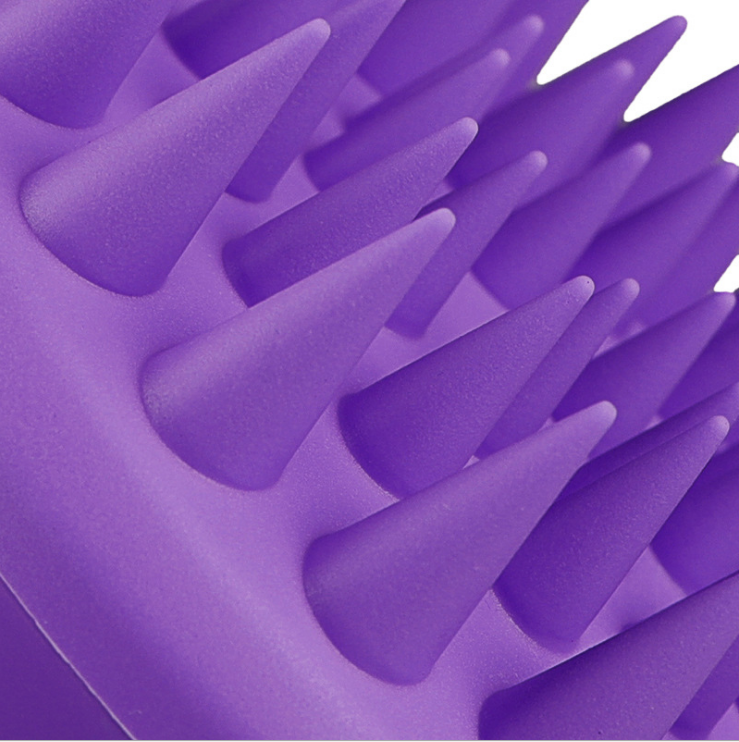 SUGIFT  Silicone Scalp Massage Brush Head Hair Wash Tool Cleansing Dandruff Brush