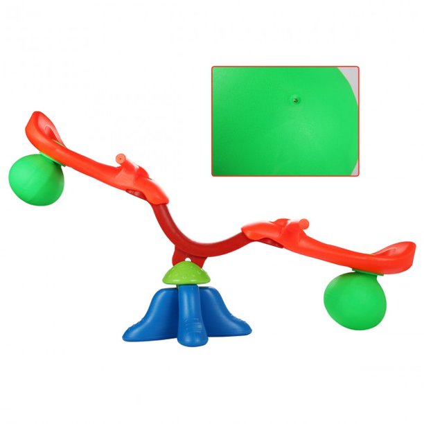 SUGIFT  Kids Seesaw Home Outdoor Kids Spinning Teeter