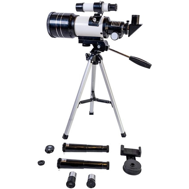SUGIFT  Beginner Telescope for Kids Astronomy & Stargazing : Portable Telescope Professional Refractor Telescope : 70mm Aperture Includes Remote