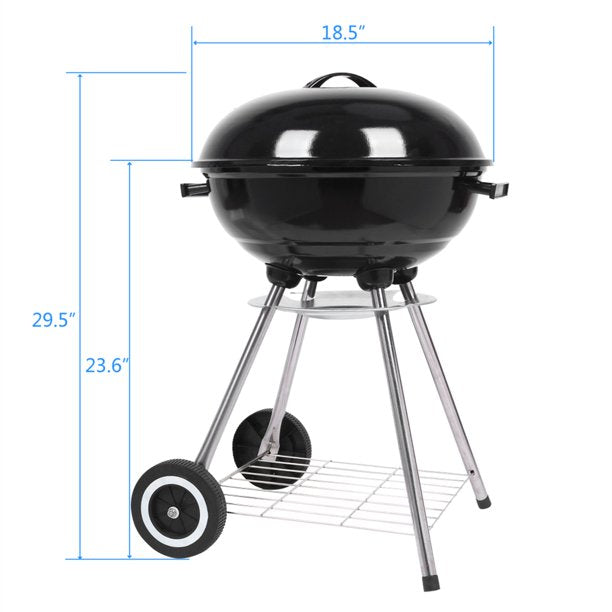 SUGIFT  Portable Grill 18inOutdoor BBQ Grill Charcoal Grill