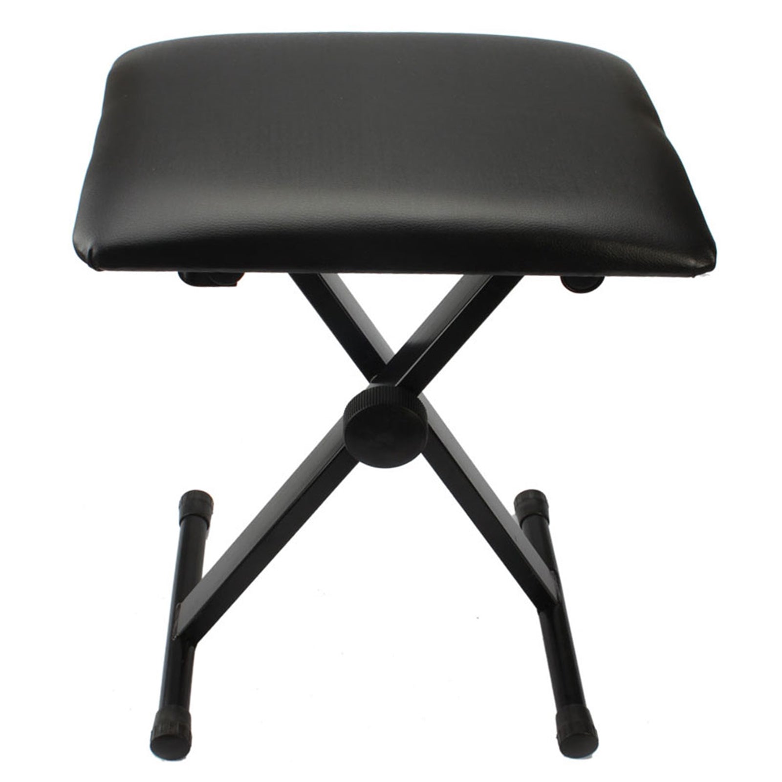 SUGIFT  Adjustable Piano Stool Black Foldable Chair