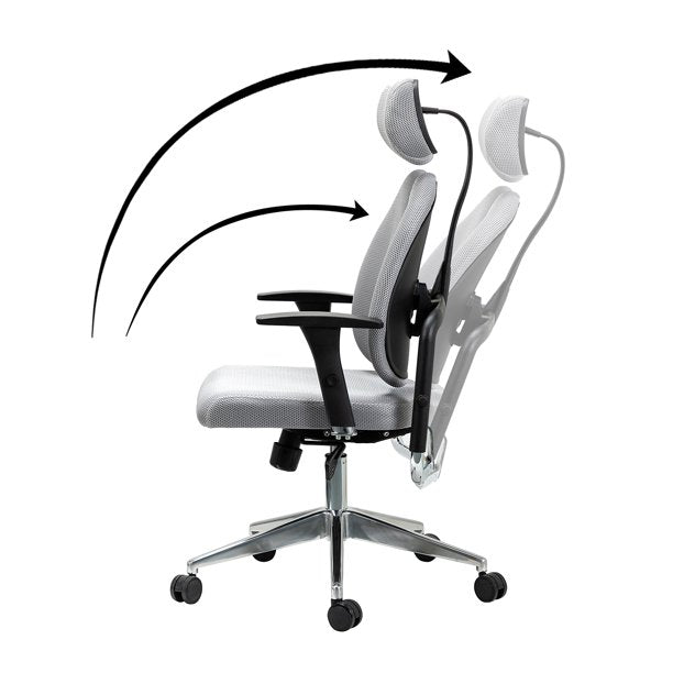 SUGIFT  Computer Chair Office Chair Swivel Ergonomic Task Chair with Adjustable Height Gray