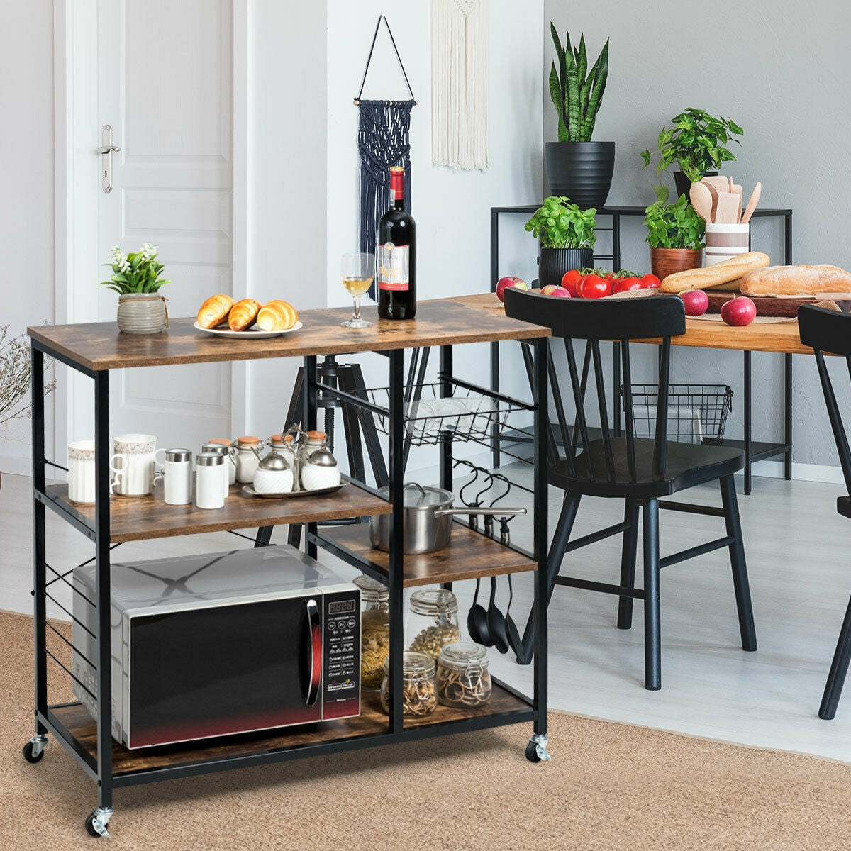 Rolling Industrial Kitchen Baker¡¯s Storage Shelf