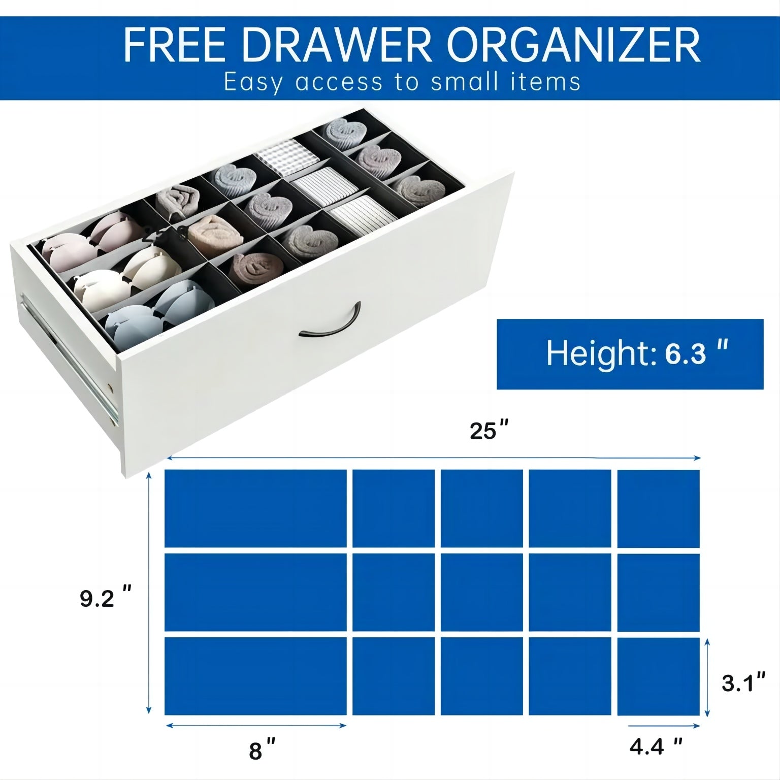 4 Drawers Wood Dresser 40.2in H x 27.6in W x 15.7in D