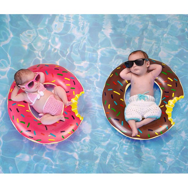 SUGIFT  Pool Floats for Kids, Floating Swim Rings for Summer, Pool, Swim Raft