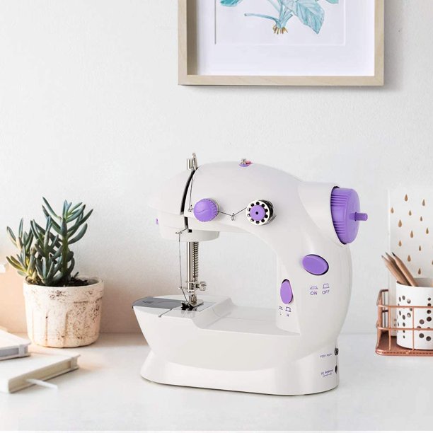 SUGIFT  Portable Sewing Machine for Kids and Beginners, 2-Speed Mini Sewing Machine, Best Gift for Kids Women Household and Travel