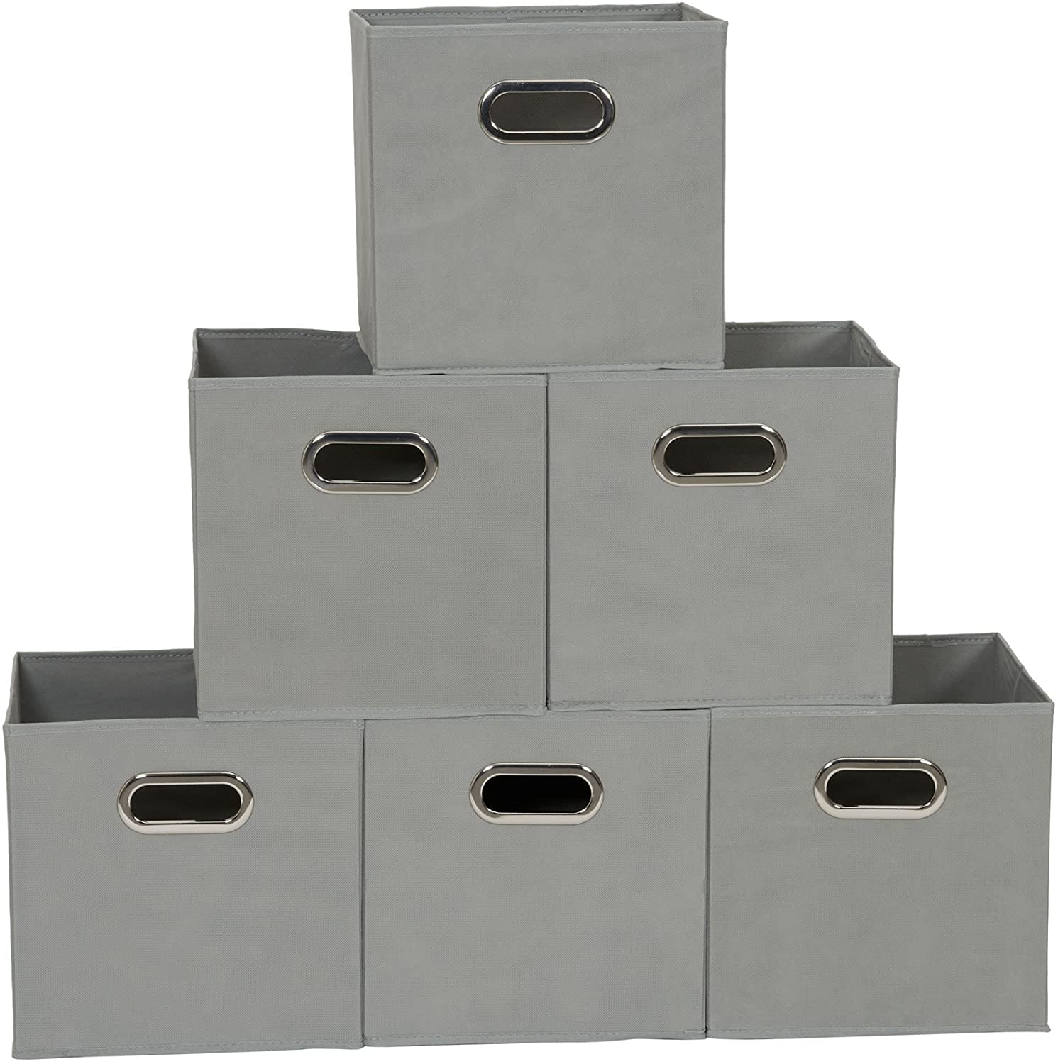 SUGIFT  Open Fabric Storage Cube Bins, Set of 6