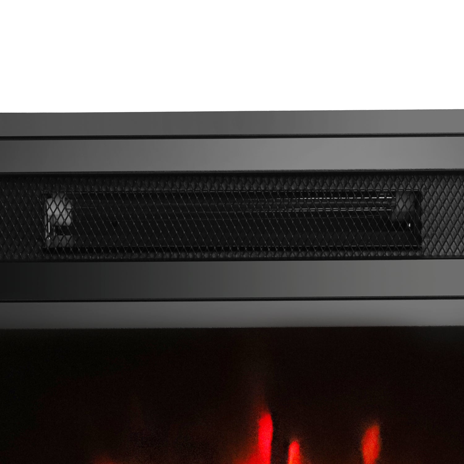 SF122-26AI 26 inch 1500w Embedded Fireplace Inclined Wall Tile / Fake Wood / Single Color / Quartz Tube / with Large Remote Control / Black
