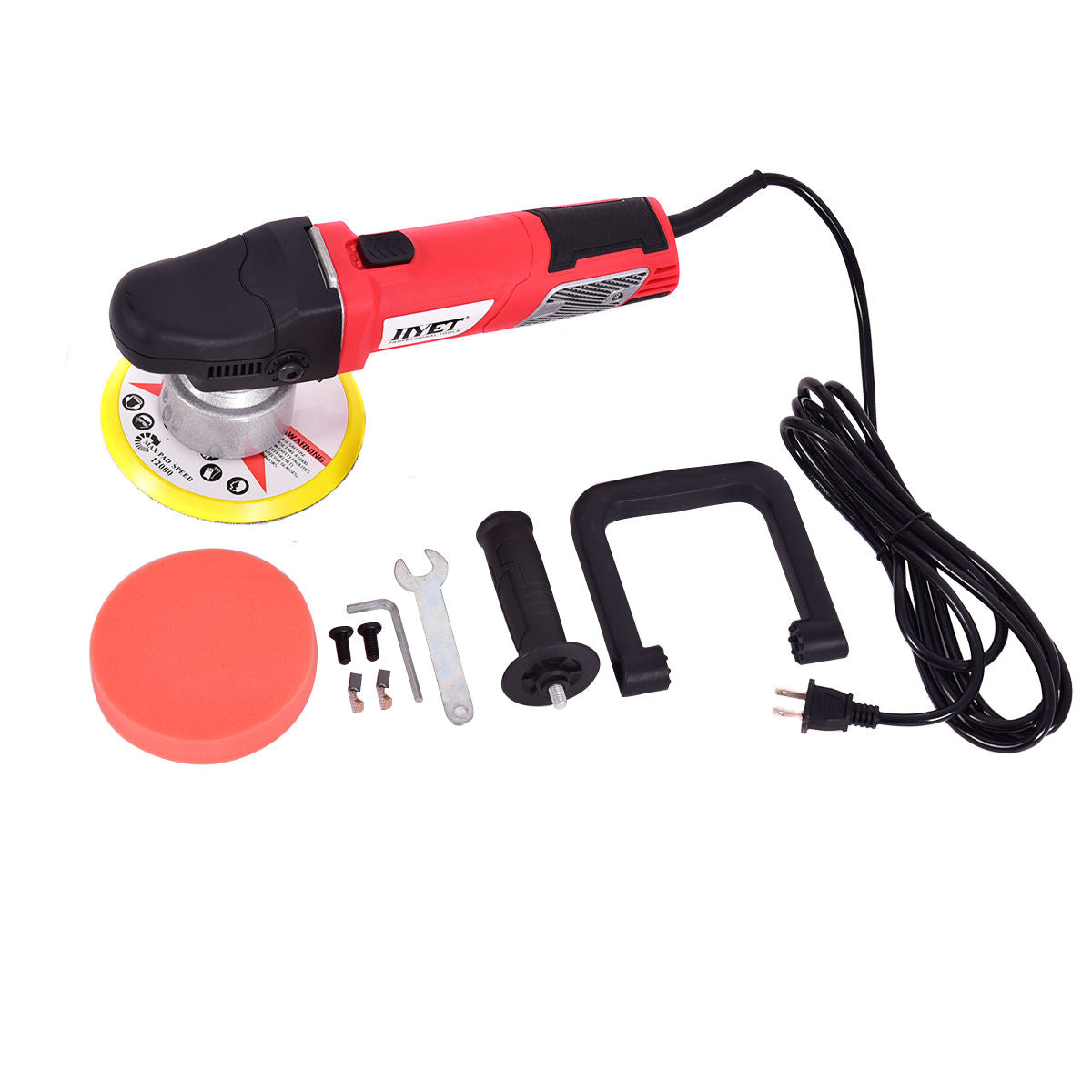 5in Variable Speed Dual-Action Polisher Random Orbital Polisher Kit Auto Detail