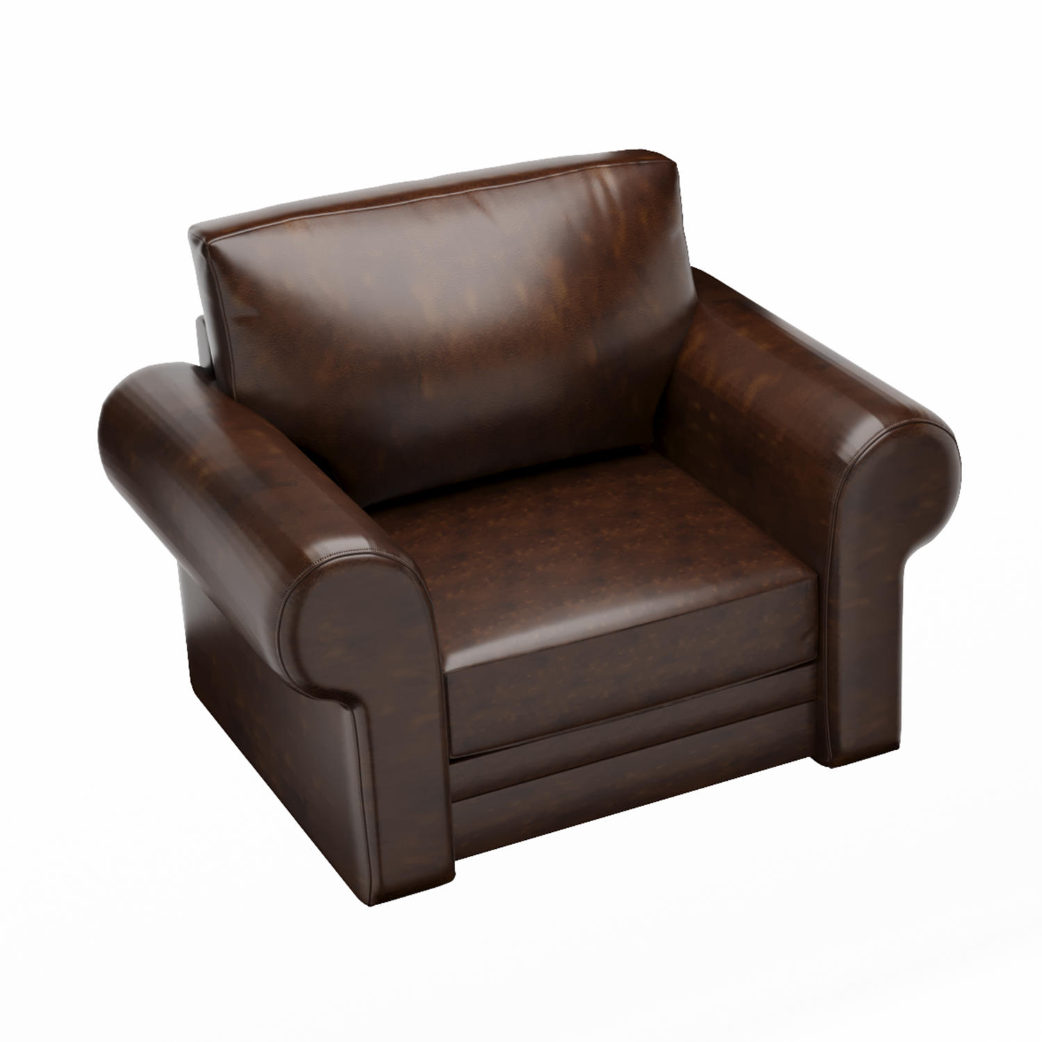SUGIFT 43.7 in W Faux Leather Armchair