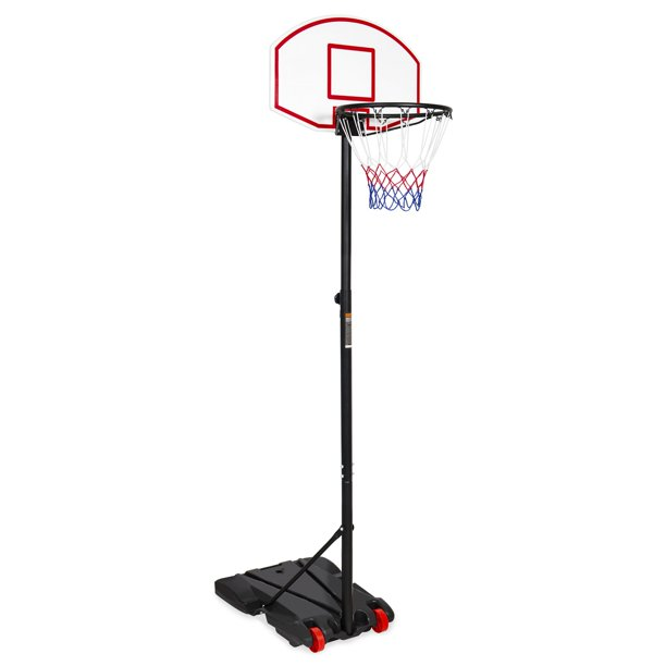 SUGIFT  Kids Basketball Hoop Stand, Height Adjustable Portable Basketball System, Indoor/Outdoor