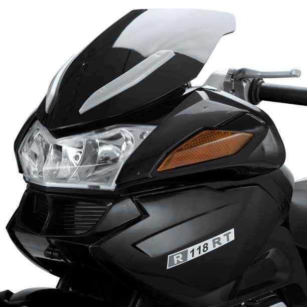 SUGIFT  12V Electric Battery Powered Kids Ride On Motorcycle - black