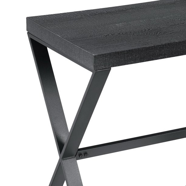 SUGIFT  Side Table Coffee Table End Desk 22 inch Black