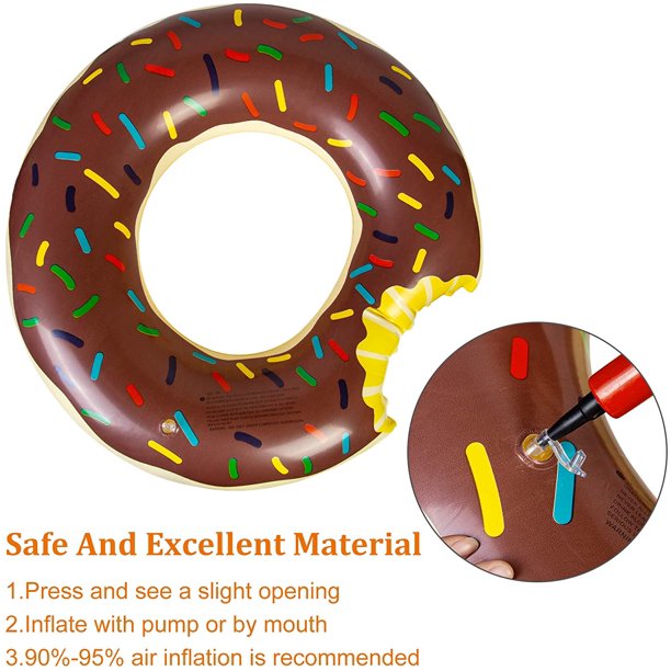 SUGIFT  Pool Floats for Kids, Floating Swim Rings for Summer, Pool, Swim Raft