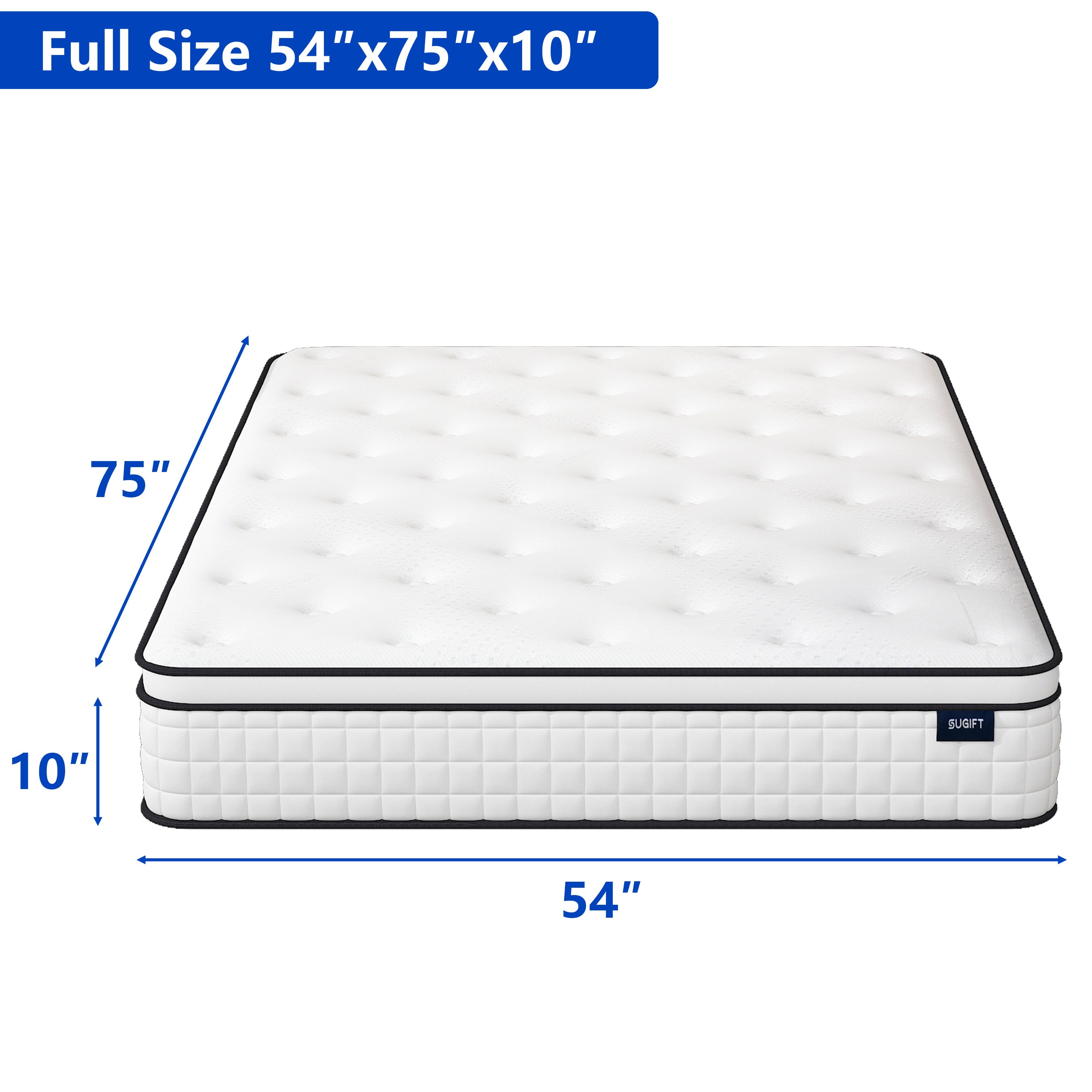 10-inch Hybrid Innerspring and Memory Foam Mattress - Full