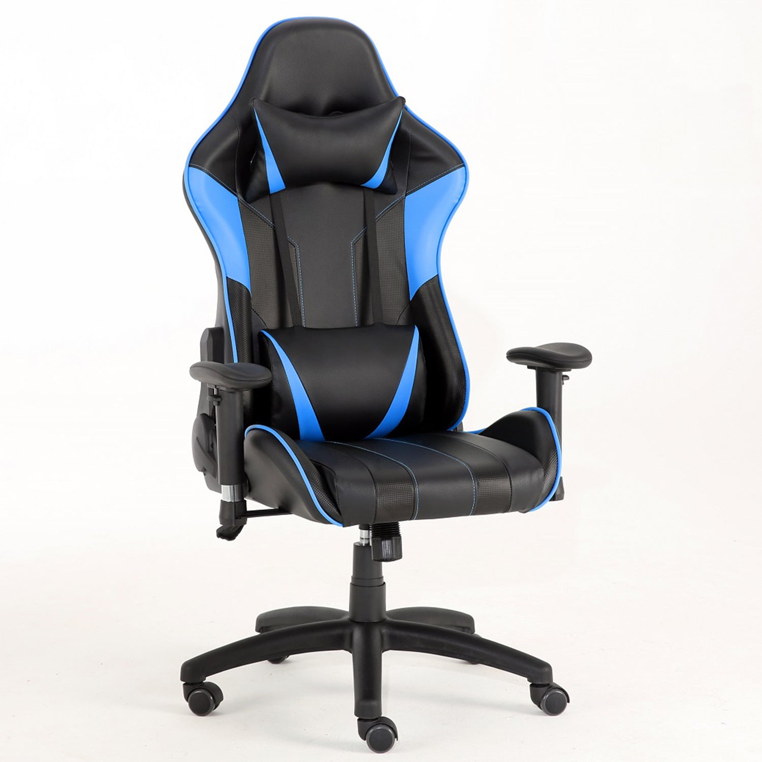 SUGIFT  Gaming Chairs, Office Swivel Chairs, with headrest and Lumbar Pillow, Blue