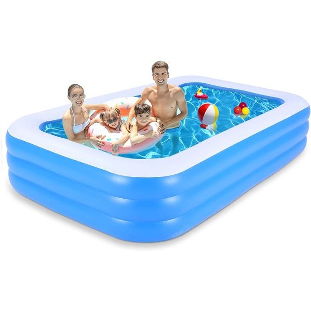SUGIFT  Inflatable Swimming Pool for Kids and Adults Above Ground Pools 120in x 72in x 22in