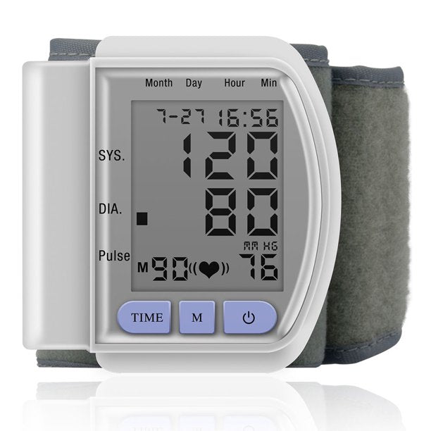 SUGIFT  Wrist Blood Pressure Monitor, 99 Readings Memory 2 User & Large Display